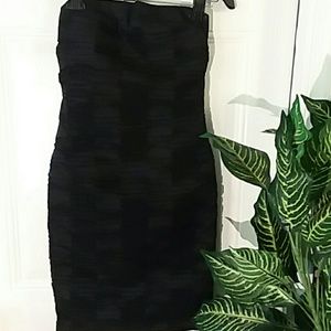 Little Black Cocktail Strapless Dress